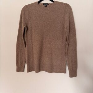 Womens Saks Fith Avenue Cashmere Brown Sweater